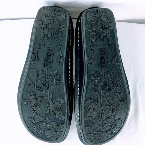 Alegria Mary Jane FEL 710 Shoes Feliz White Leather Faux Snakeskin Sz 9 - Picture 8 of 12